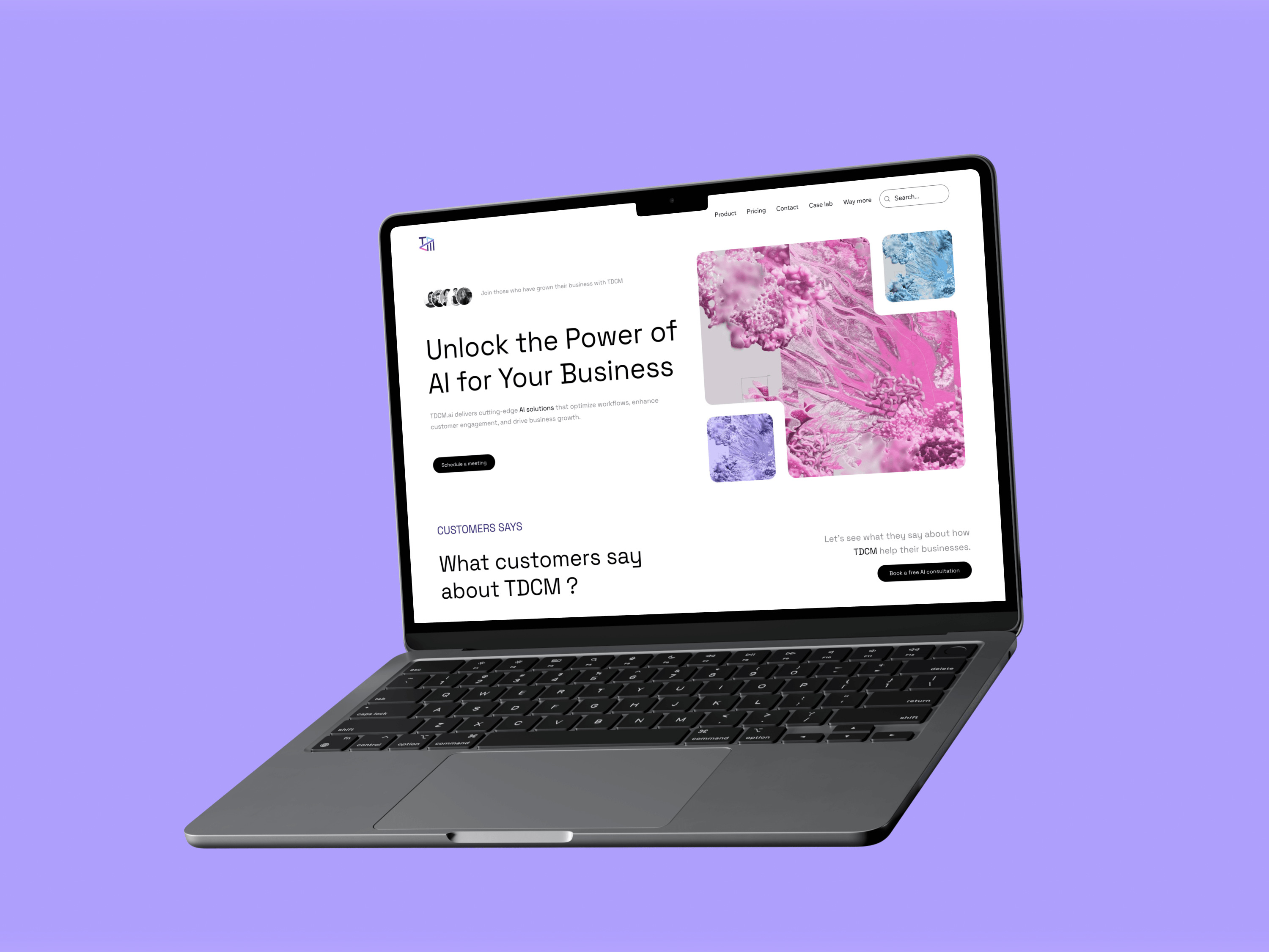 TDCM.ai - TDCM.ai – UI/UX in Figma to Wix Studio Implementation